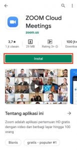 cara instal zoom di hp