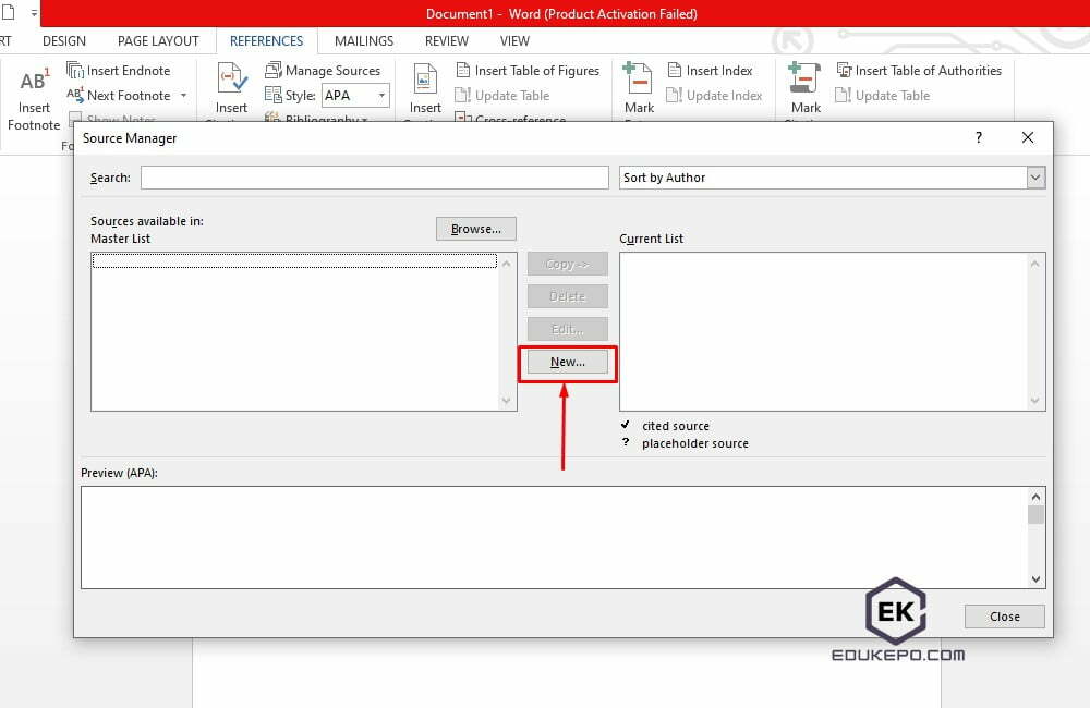 Cara Membuat Daftar Pustaka di Word 2