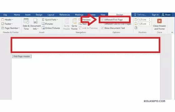 Membuat kop surat manual di Ms Word 2