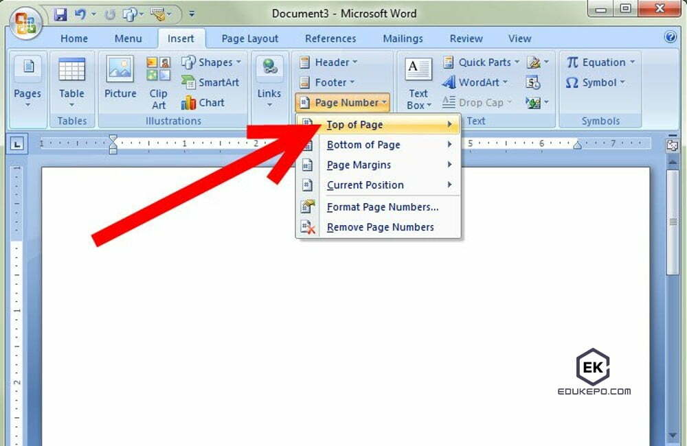 Cara membuat angka Romawi di Word