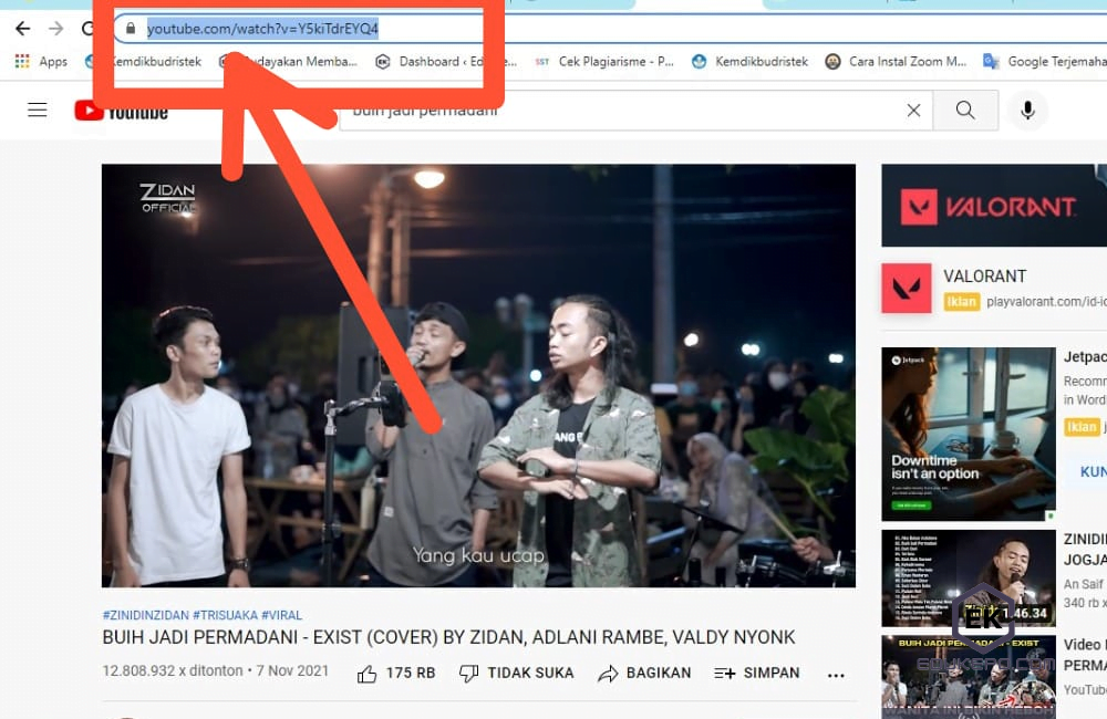 Download video youtube tanpa aplikasi memakai Y2mate 1