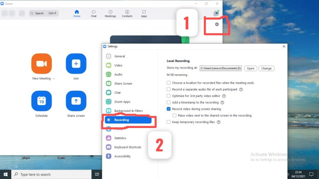 Cara Merekam Zoom Meeting