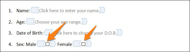 Cara Membuat Formulir yang dapat diisi dengan Microsoft word