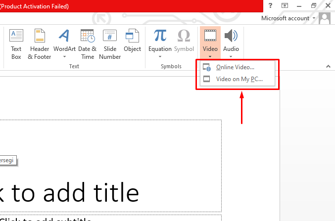 Cara Memasukan Video ke PowerPoint