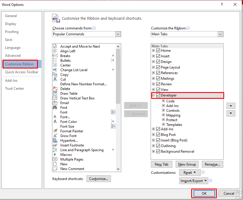 Pengembang Tab Wawasan