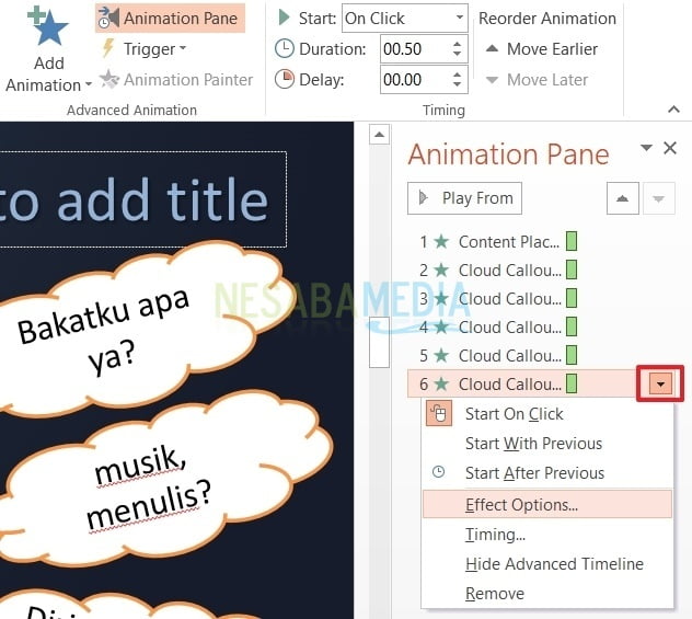 Cara Membuat Animasi di PowerPoint