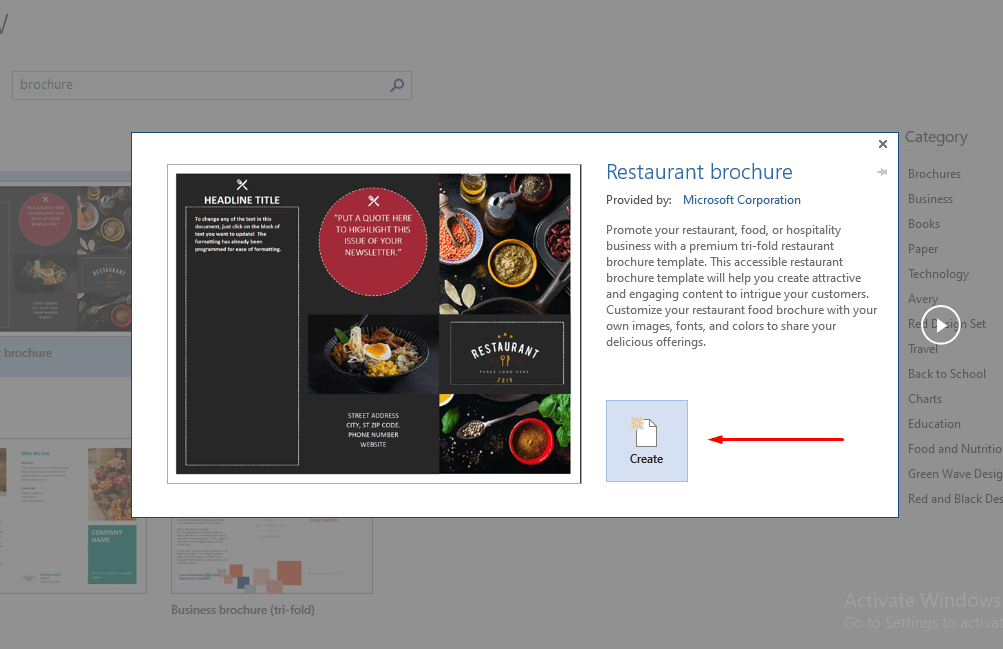 Cara Membuat Brosur di Word