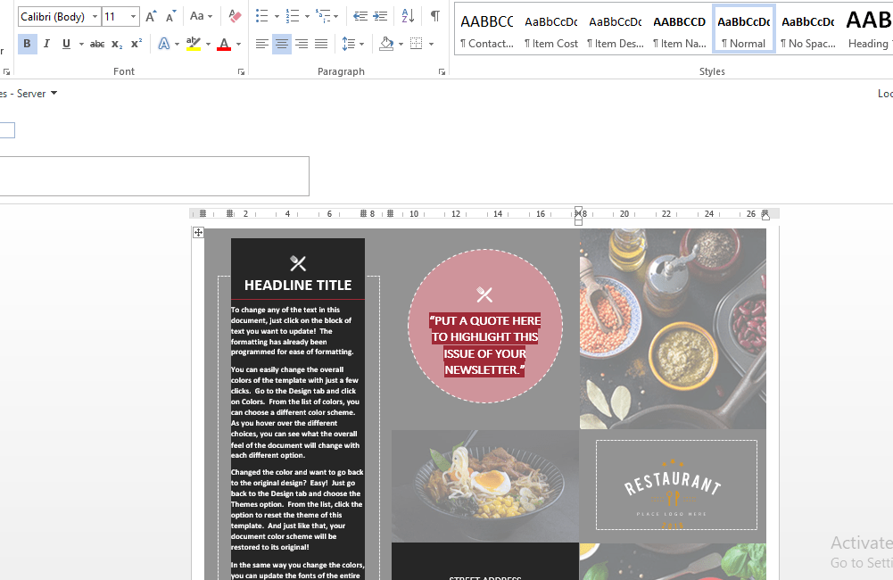 Cara Membuat Brosur di Word