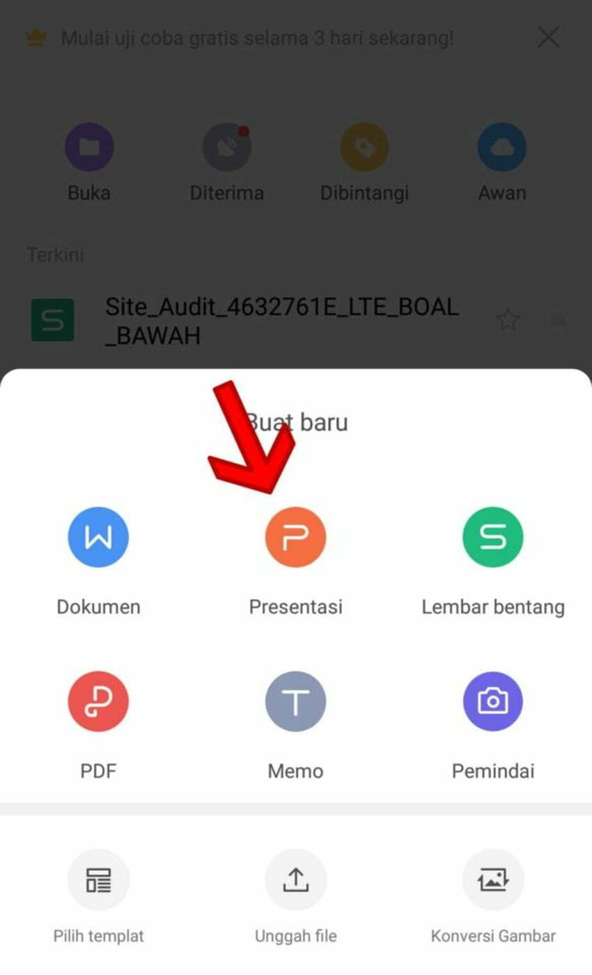 Cara Membuat PPT di HP Android