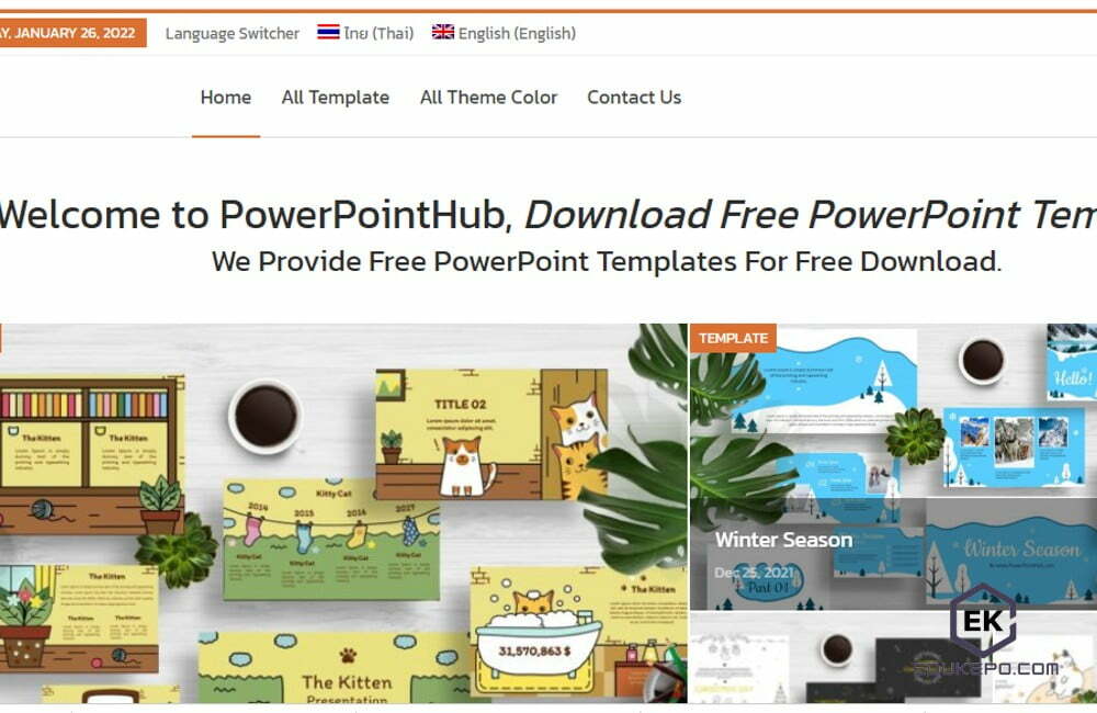 Situs untuk mengunduh background Powerpoint