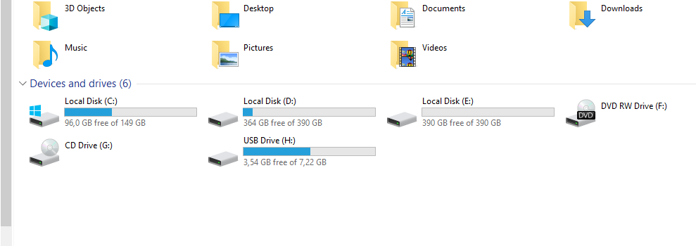 Pastikan Penyimpanan tersedia