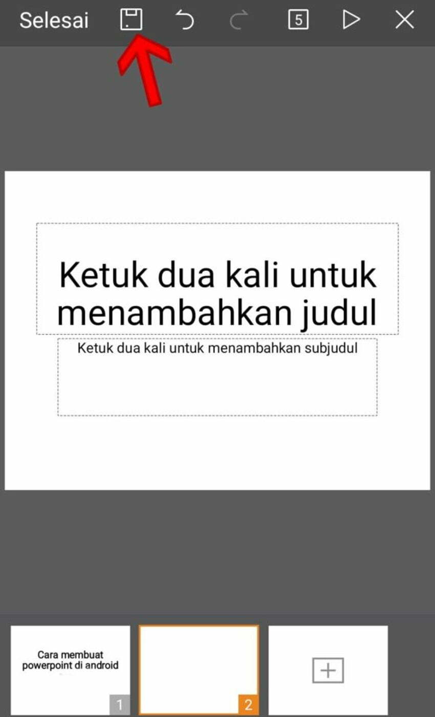 Cara Membuat PPT di HP Android