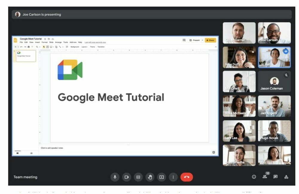 Cara Presentasi di Google Meet