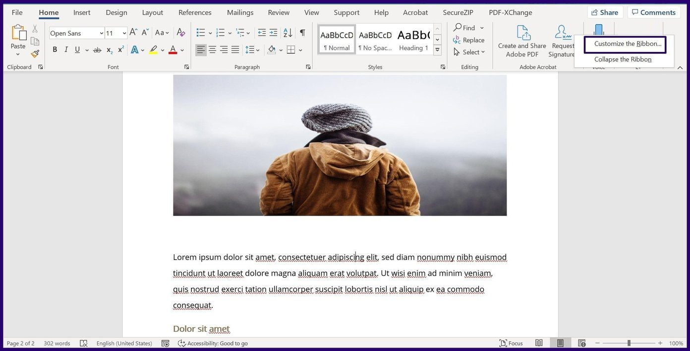Mengamankan gambar menggunakan fungsi Kontrol Konten Gambar dari tab Pengembang di Microsoft Word