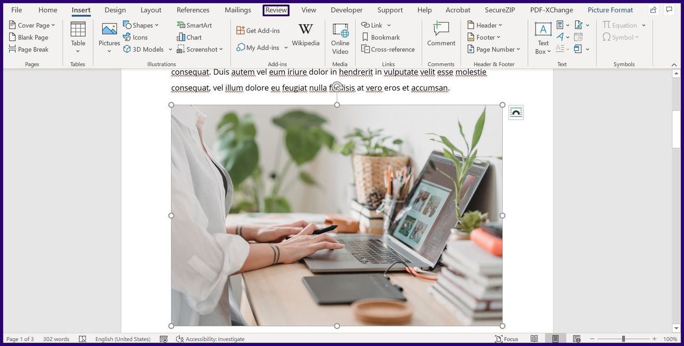 Cara Mengunci Gambar di Microsoft Word