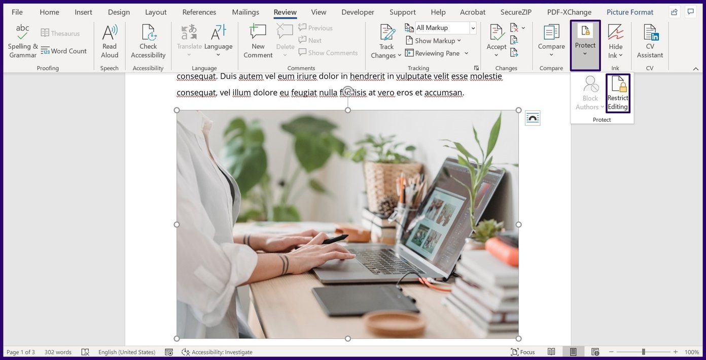 Cara Mengunci Gambar di Microsoft Word
