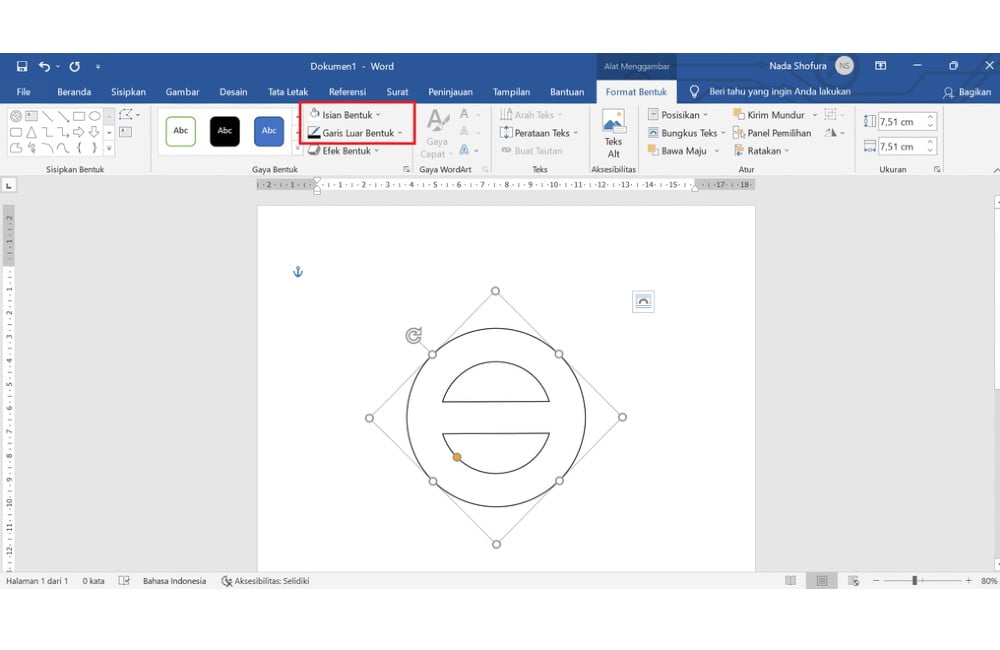 Cara membuat stempel di Word 2016 dan yang lainnya